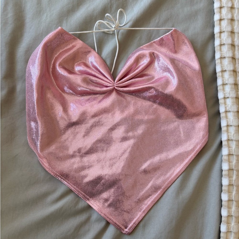 Pink Halter Top